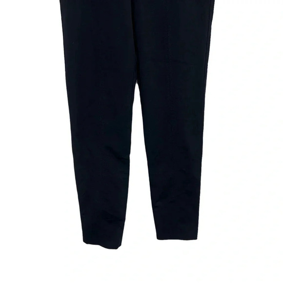 Thalian 10 black pull on slimming ankle cropped stretch pants - Picture 3 of 8